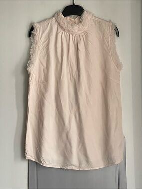 CREAM CRJulis Top - Blush Mockneck Sleeveless